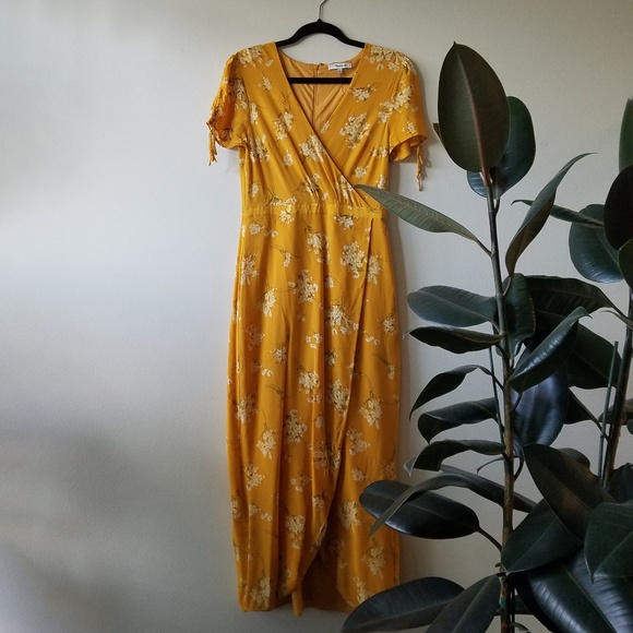 Madewell Silk Wrap Maxi Dress in Butterfly Garden - Picture 8 of 8